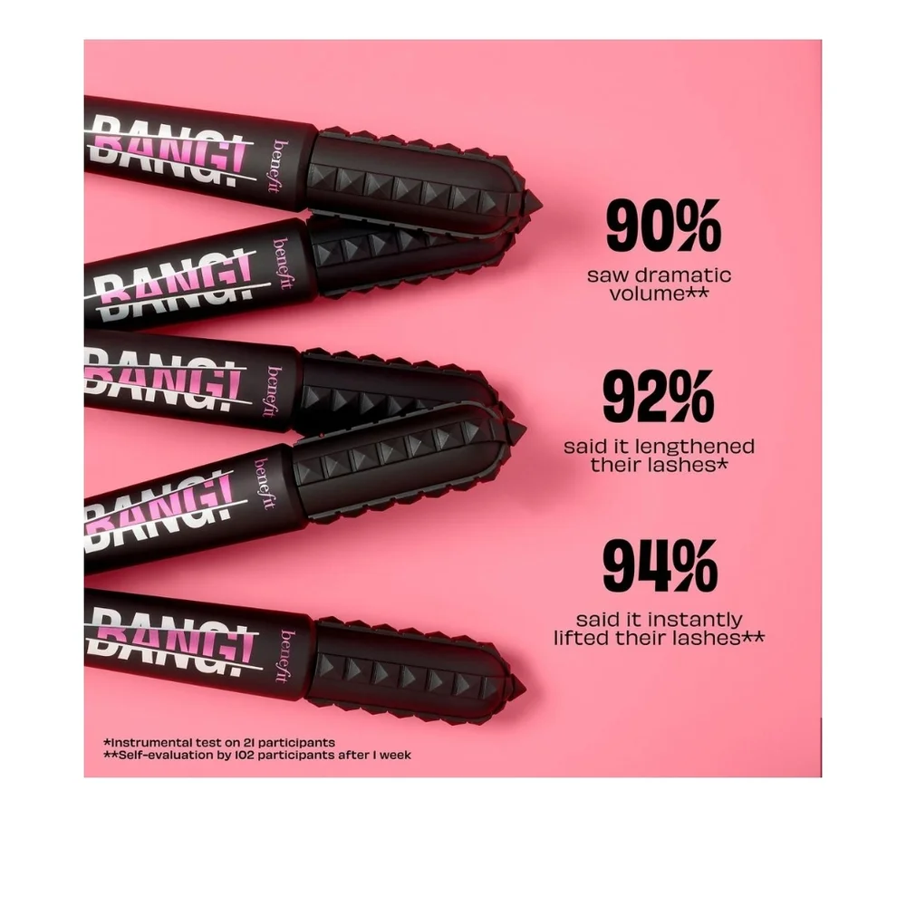 benefit BADgal BANG! Volumizing mascara shade: Intense Pitch Black 🆕